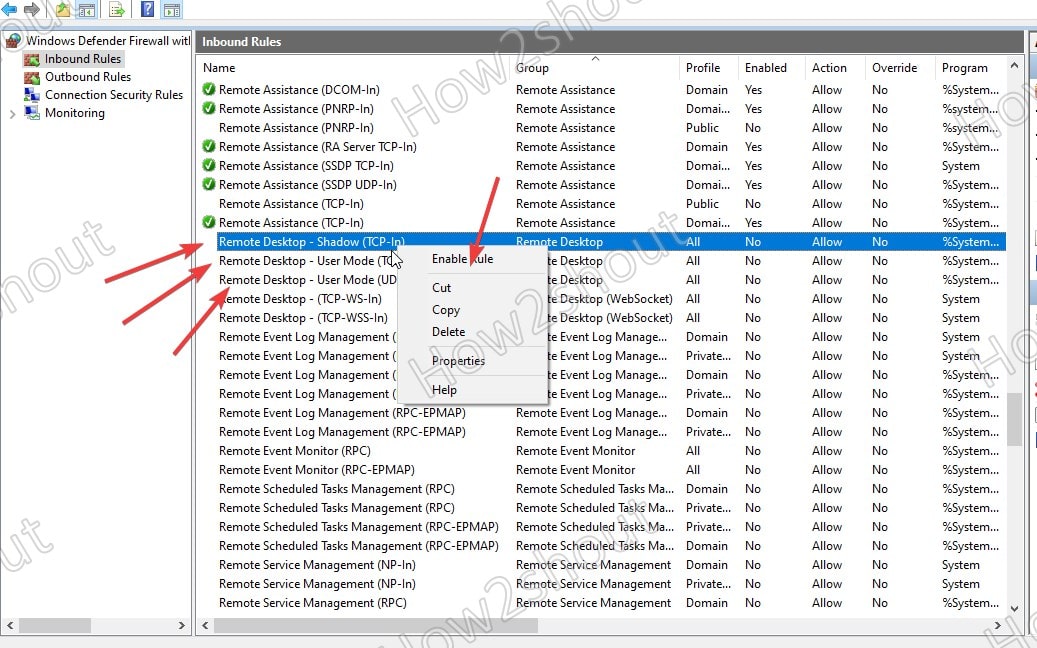 How To Allow Remote Desktop Connection Through Firewall