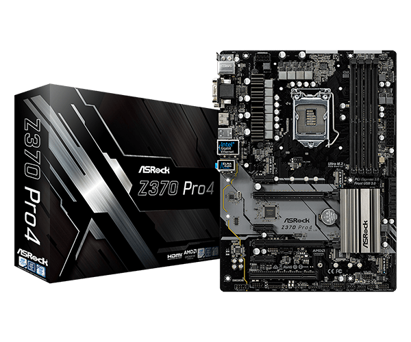 Asrock Z370 PRO4 CPU Support