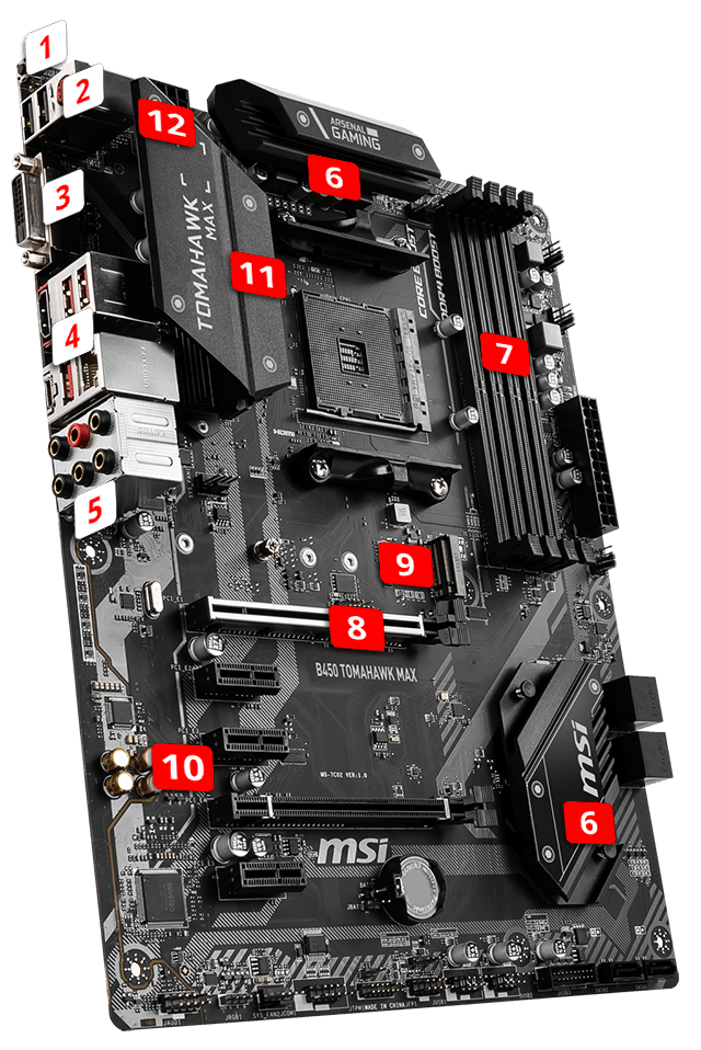 Msi B450 Tomahawk Max Nvidia Tomahawk Msi B450 Compatible Gpu Buy