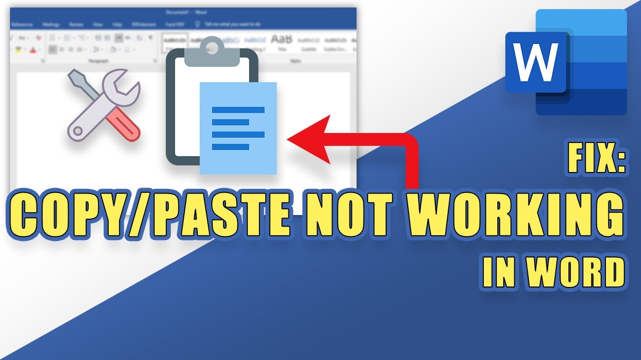 Why Can’t I Copy And Paste On Microsoft Word