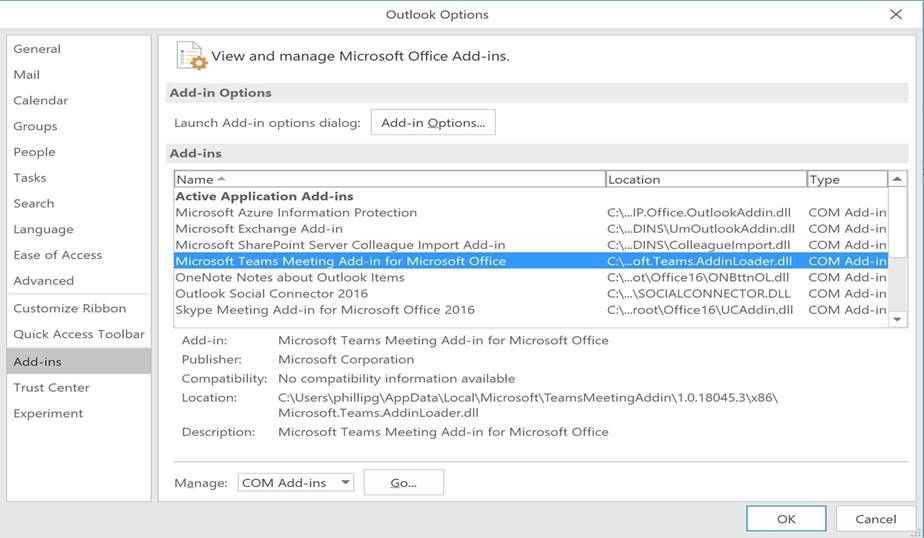 How To Add Microsoft Teams Meeting Addin For Microsoft Office