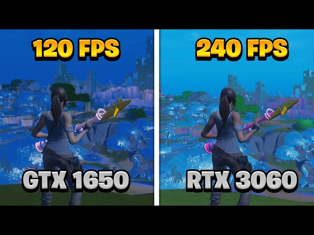 Fortnite fashion gtx 1650 fps