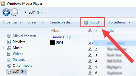 windows media player コレクション cd 書き込み 曲名