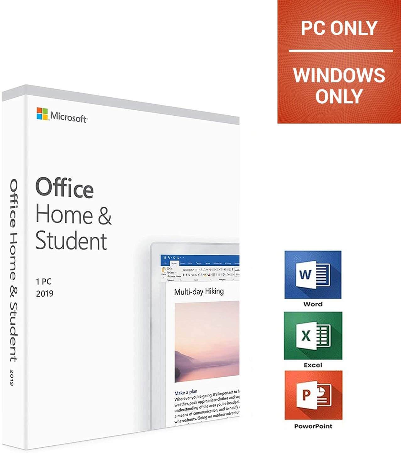 Microsoft Office Home Student 2019 79G-05186 1 PC