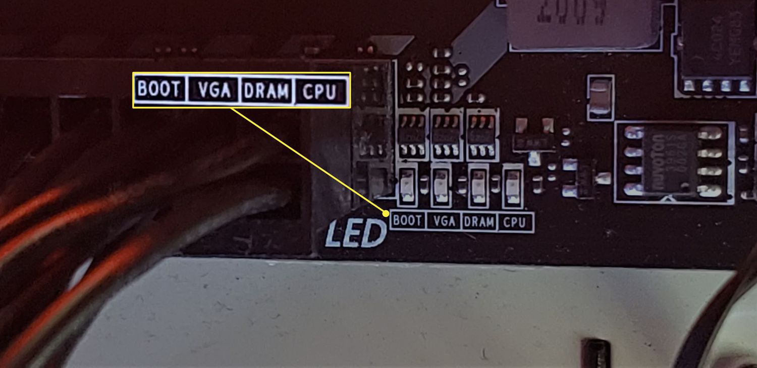 Motherboard CPU Red Light Meaning