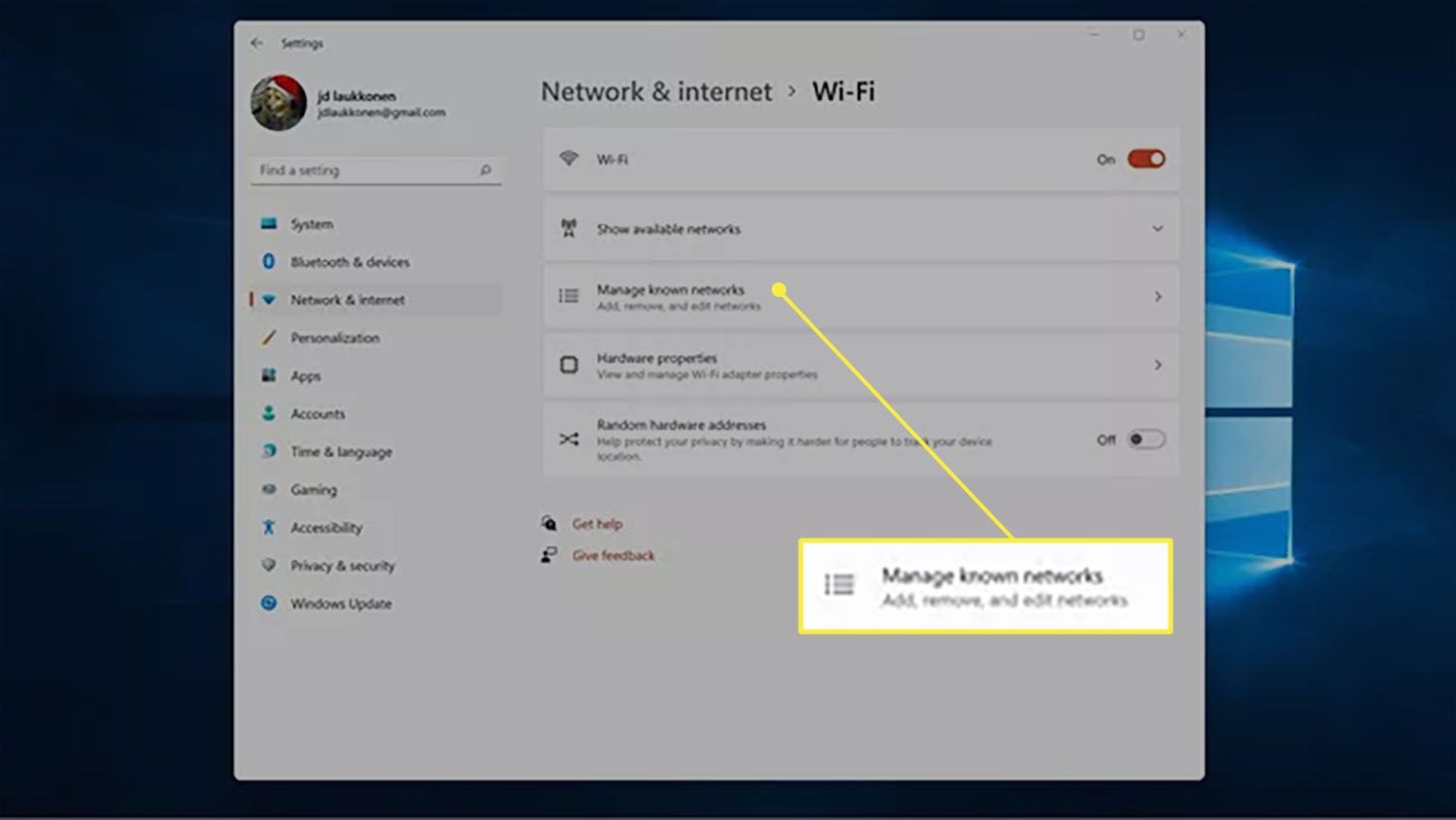 How To Forget A Network On Windows 11