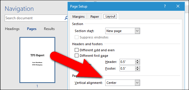 Microsoft Word How To Center Text In Middle Of Page