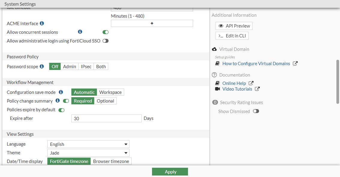 How To Access Firewall Rules In Fortigate Manager