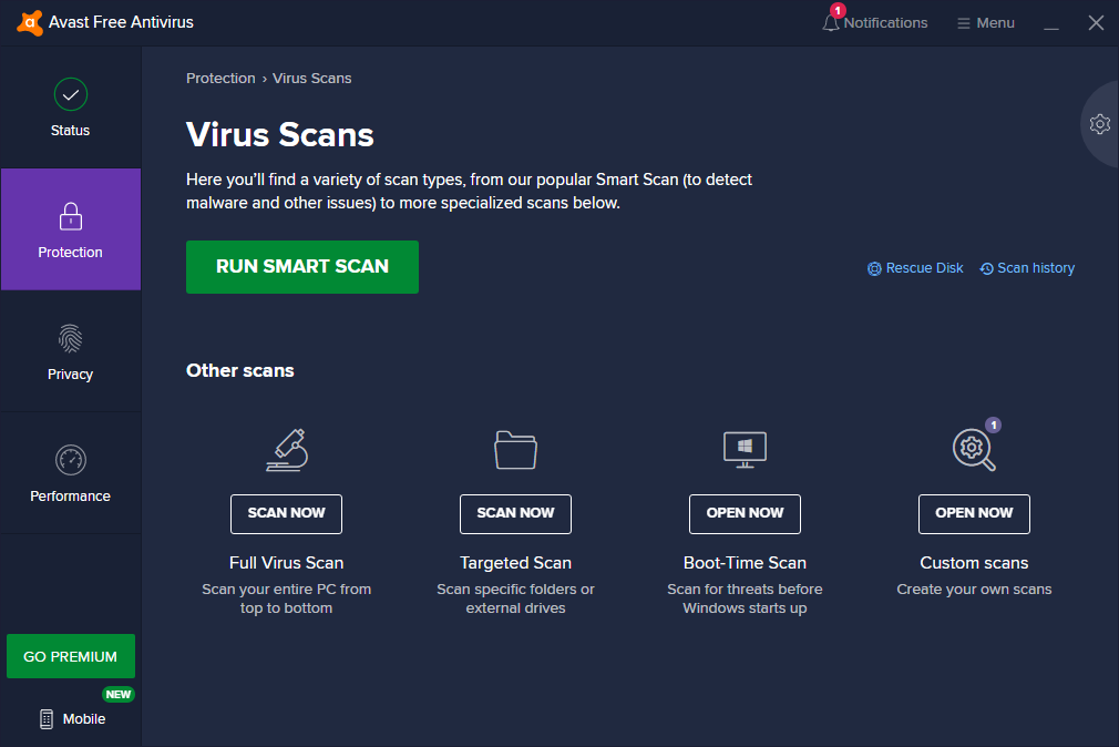 PC Magazine Free Antivirus Reviews