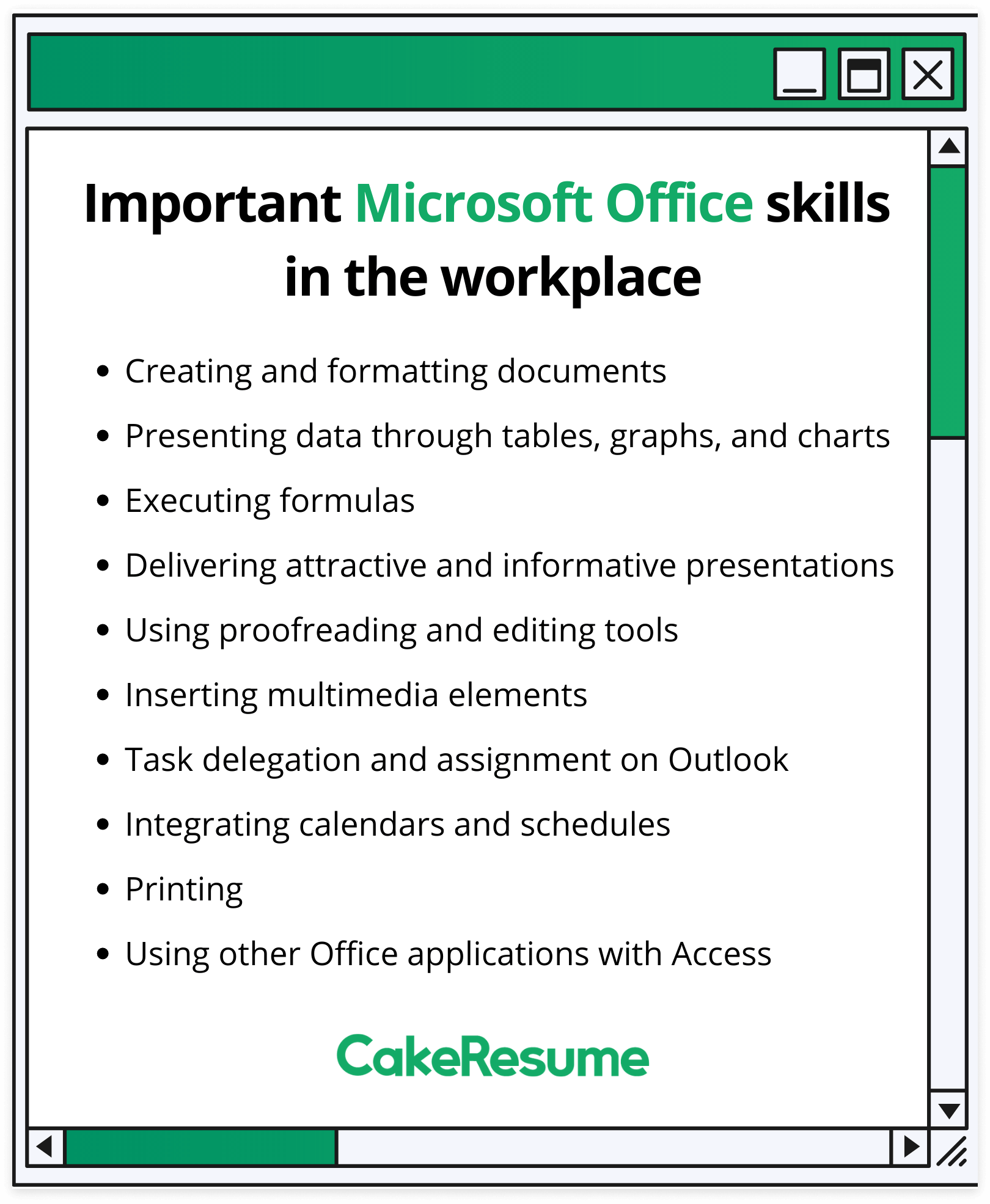 How To Describe Microsoft Word Skills On Resume