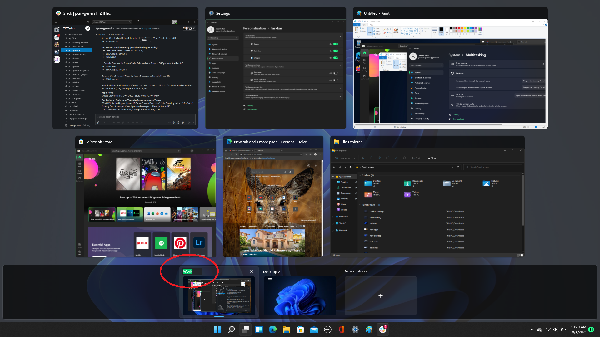 How To Switch Desktops Windows 11