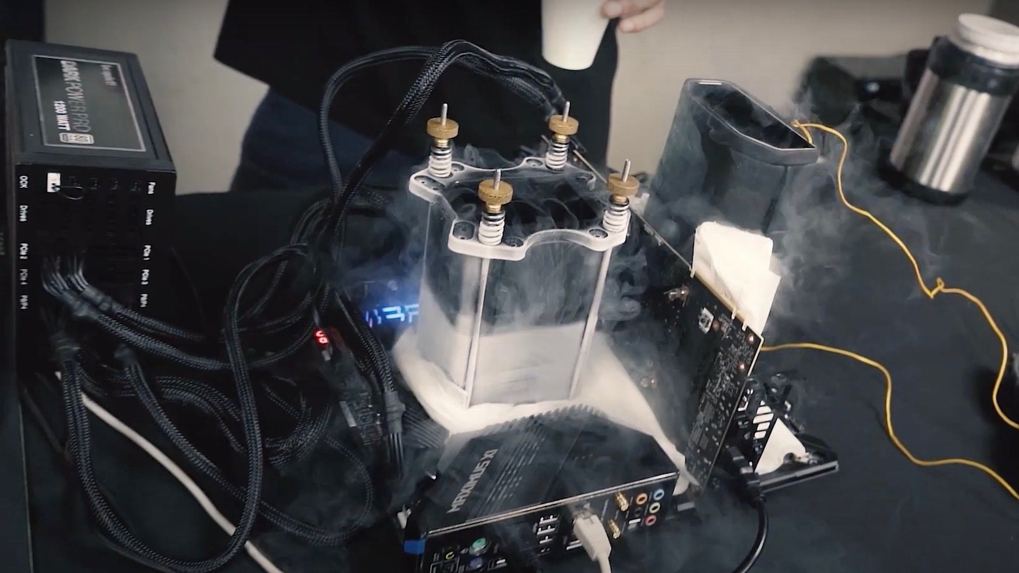 Liquid Nitrogen CPU Cooling Kit