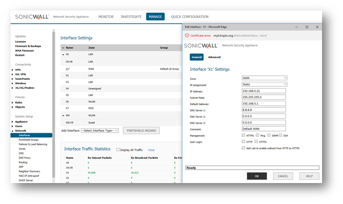 How To Enable SSH On Sonicwall Firewall