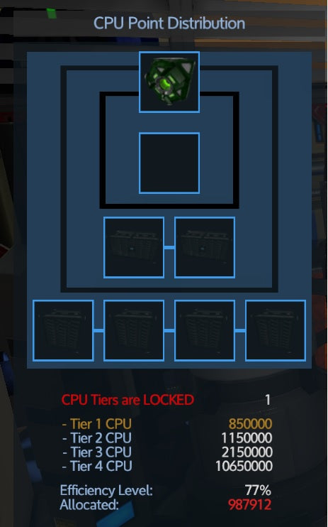 Empyrion CPU Tiers Are Locked