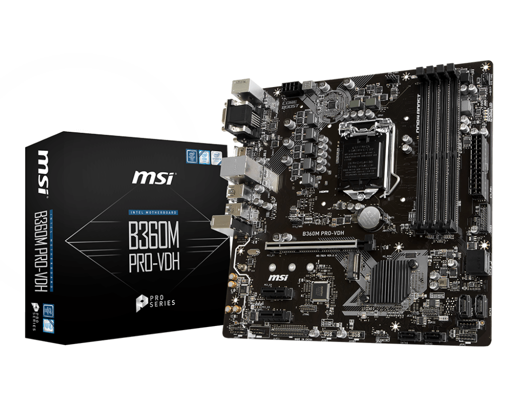 Msi B360M Pro-vdh CPU Compatibility