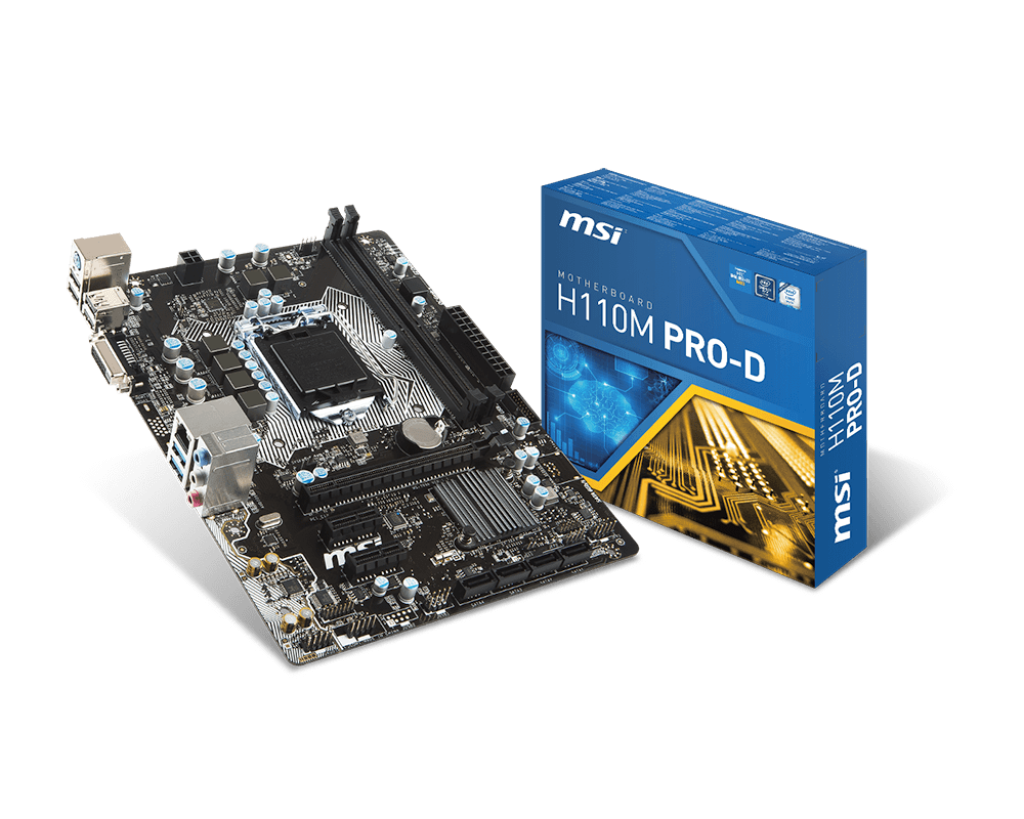 Msi H110M Pro-D Compatible CPU