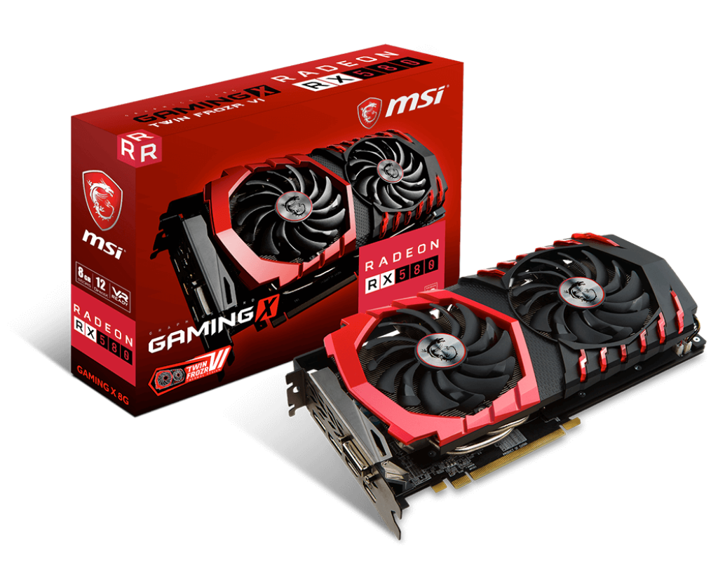 Msi Radeon Rx 580 8GB Graphics Card