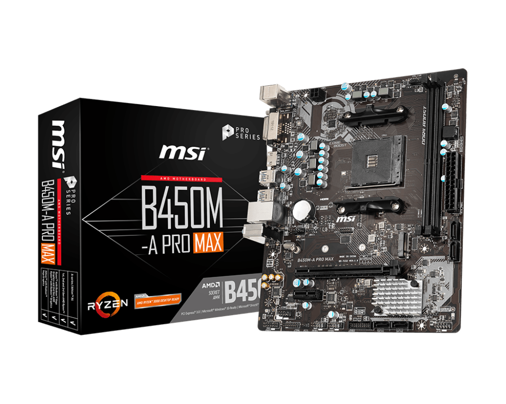 Msi B450M-a Pro Max CPU Support