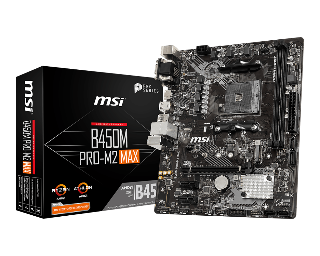 Msi B450M Pro-M2 Max Compatible CPU