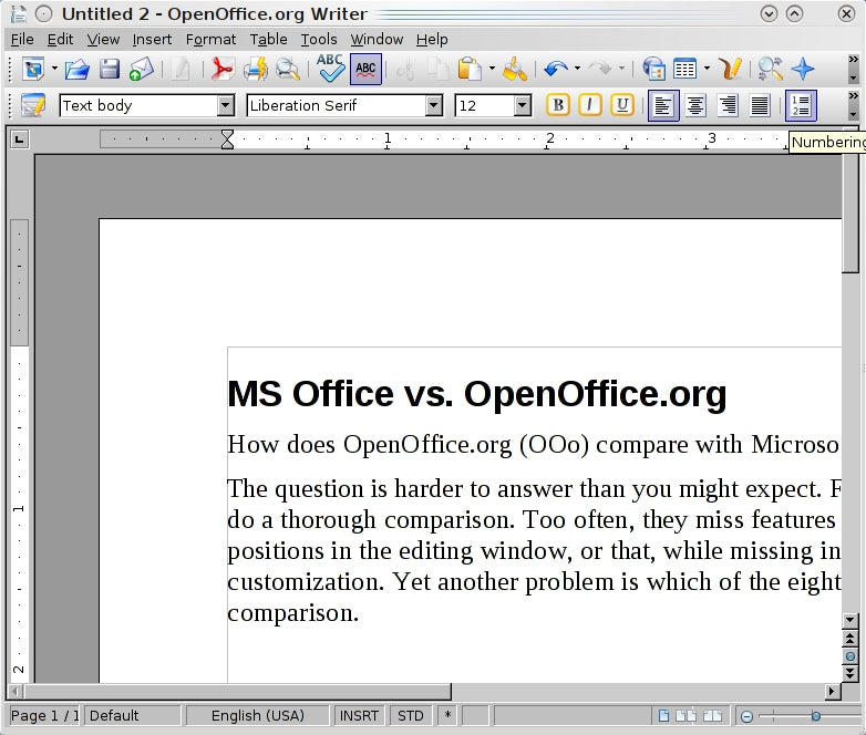 Is Openoffice As Good As Microsoft Office