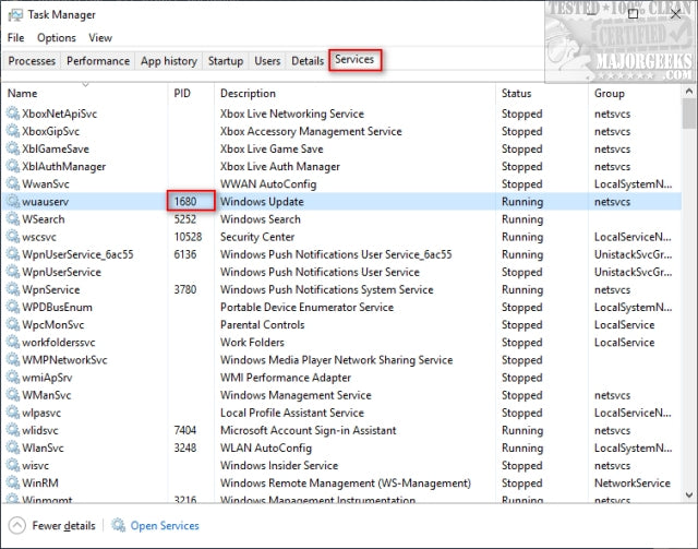 How To Open Windows Update From Task Manager