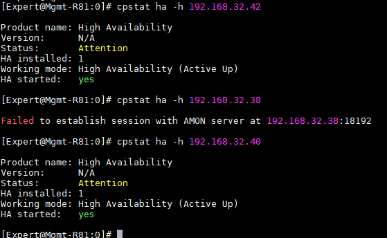 How To Check Ha Status In Checkpoint Firewall