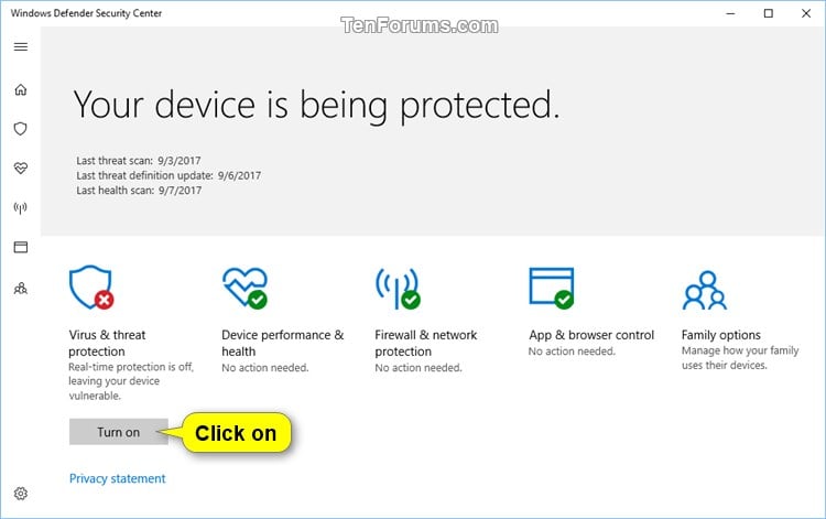 Enable Microsoft Defender Antivirus Real-Time Behavior Monitoring