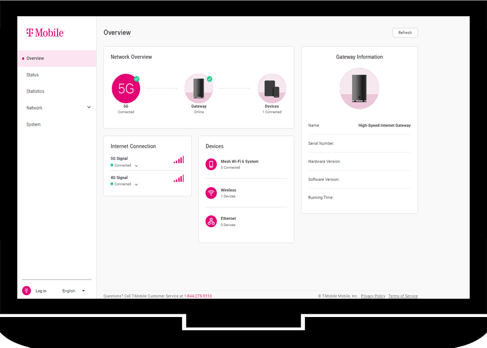 Network Security Key Tmobile Home Internet