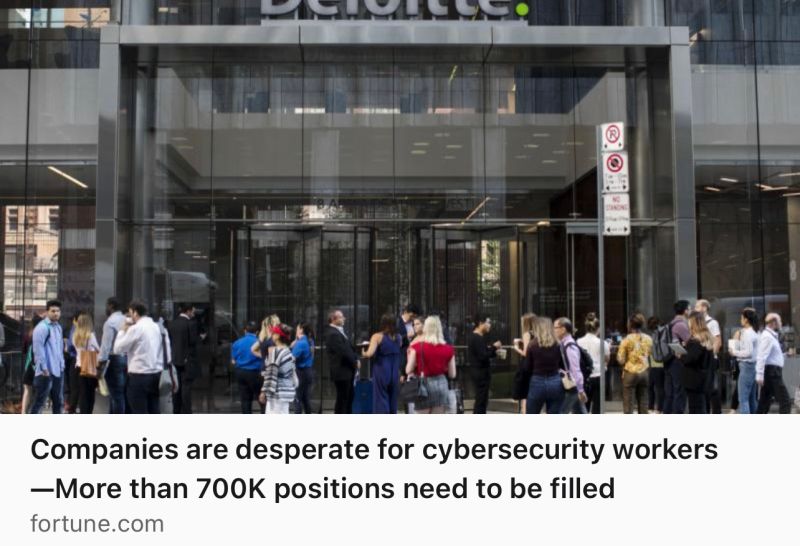 Companies Are Desperate For Cybersecurity Workers