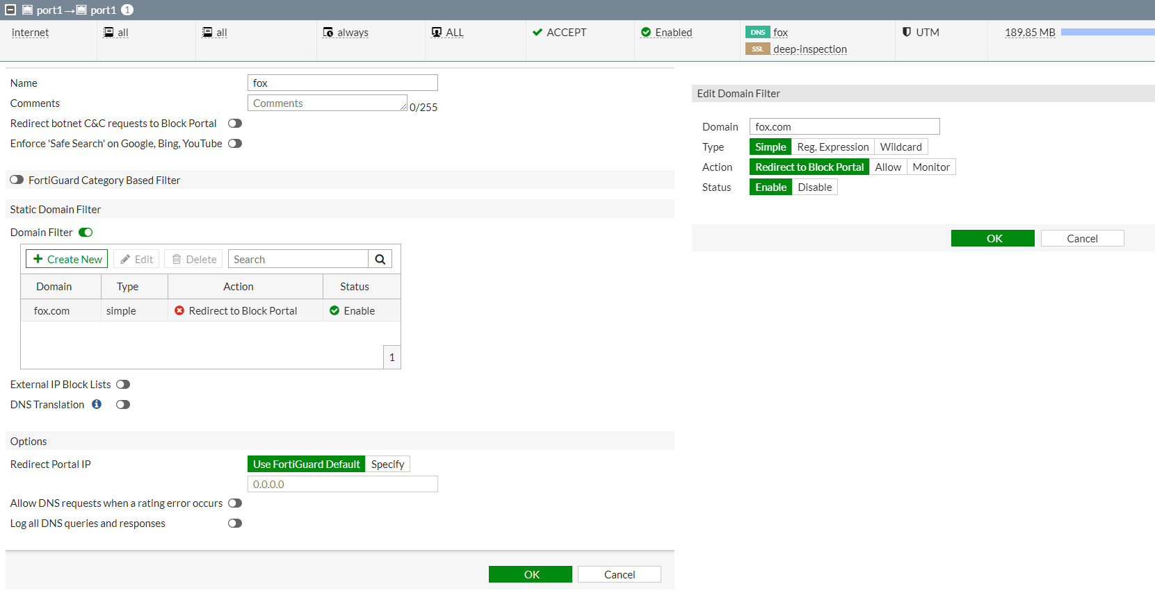 How To Block Domain In Fortigate Firewall