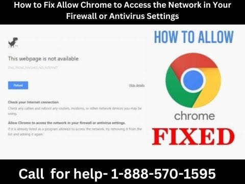 How To Allow Chrome To Access Firewall Or Antivirus Settings