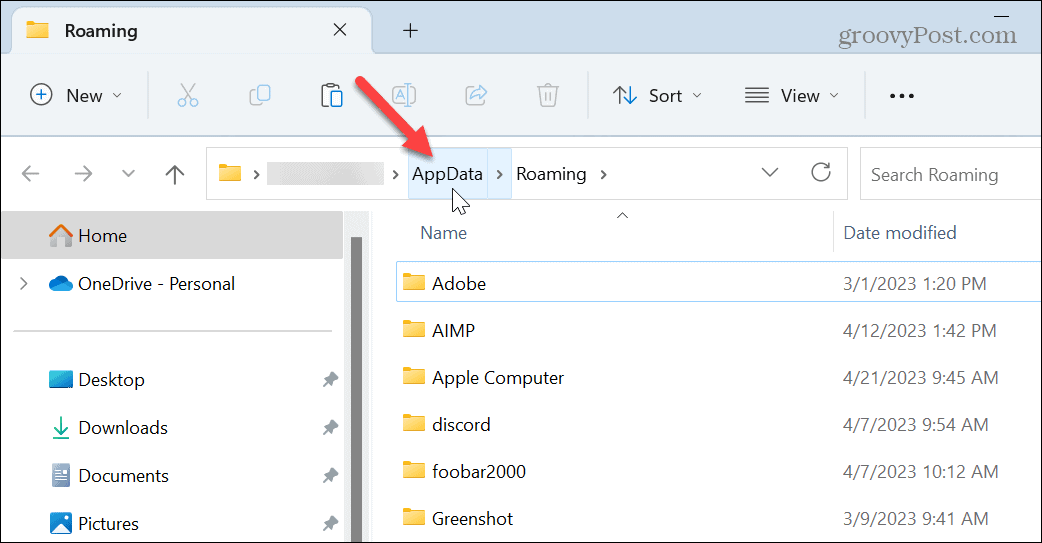 How To Find Appdata Folder Windows 11