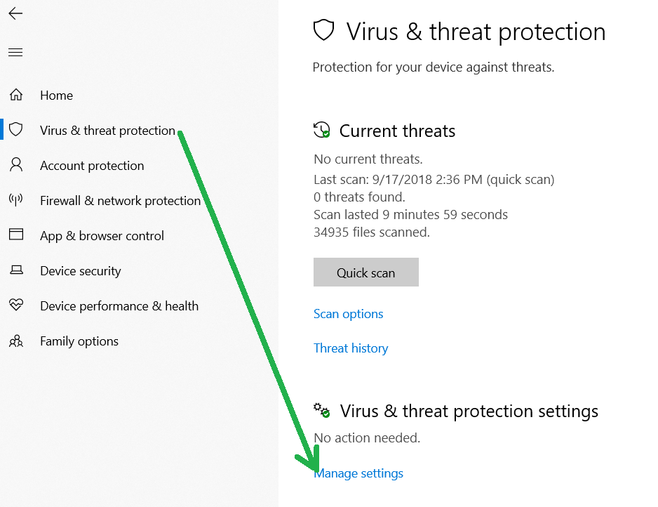 Windows Defender Antivirus Is Turned Off