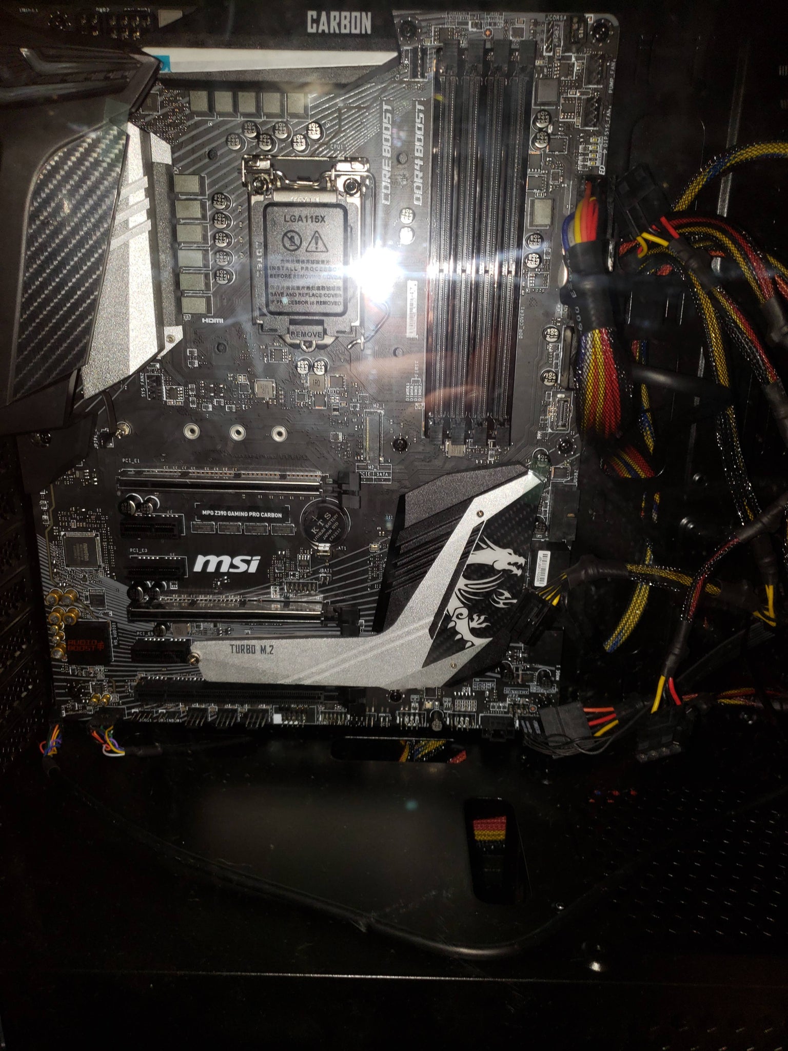 PC Only Turns On Without CPU