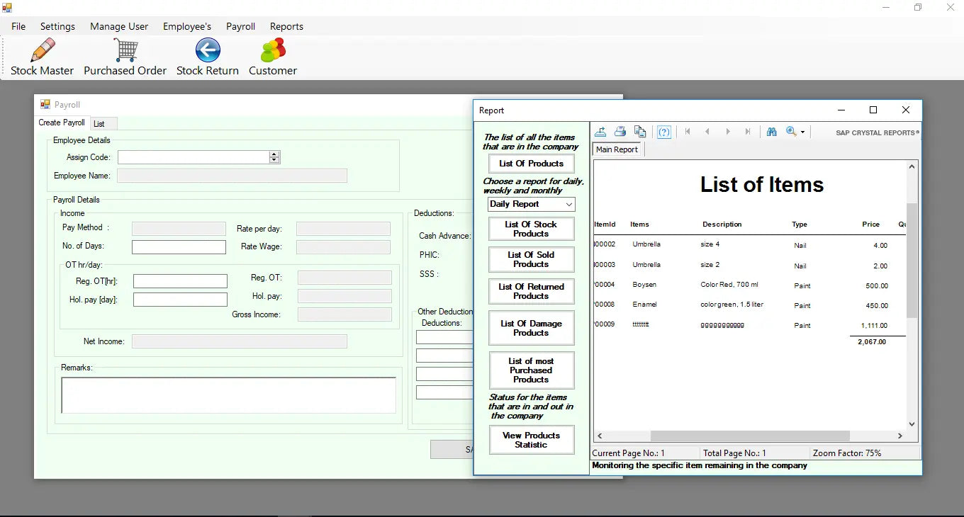 How To Make Payroll System In Visual Basic