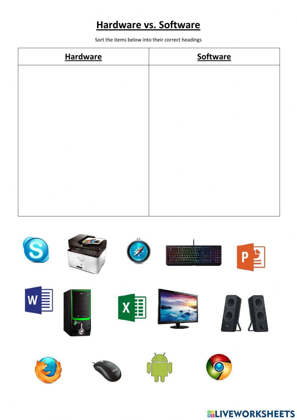 Computer Applications Worksheeet Computer Applications Worksheets Computer Technology Worksheets :: 49