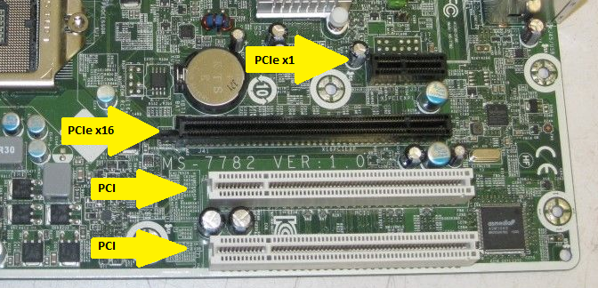 PCI Graphics Card Not Express