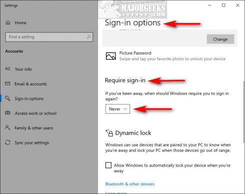 How To Turn Off Sign In Windows 10