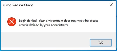 Cisco Anyconnect Login Denied Antivirus