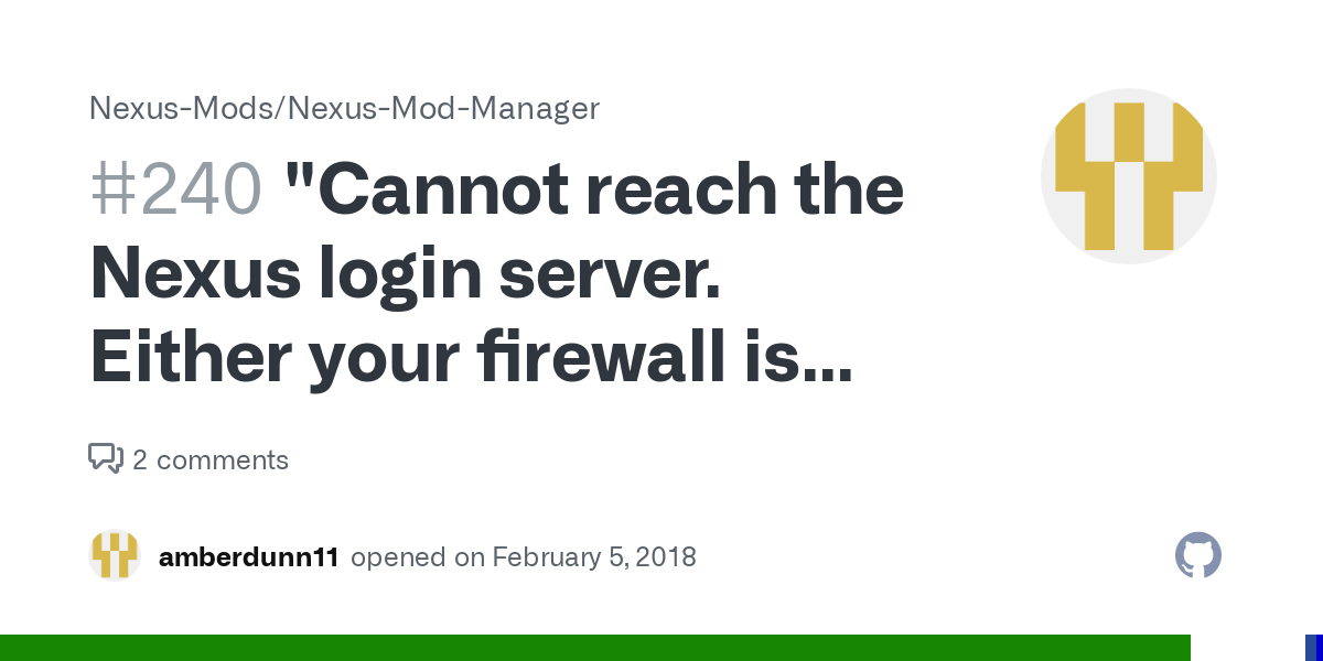 Either Your Firewall Is Blocking Nmm