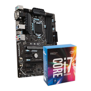 Motherboard CPU Combo I7 7700K