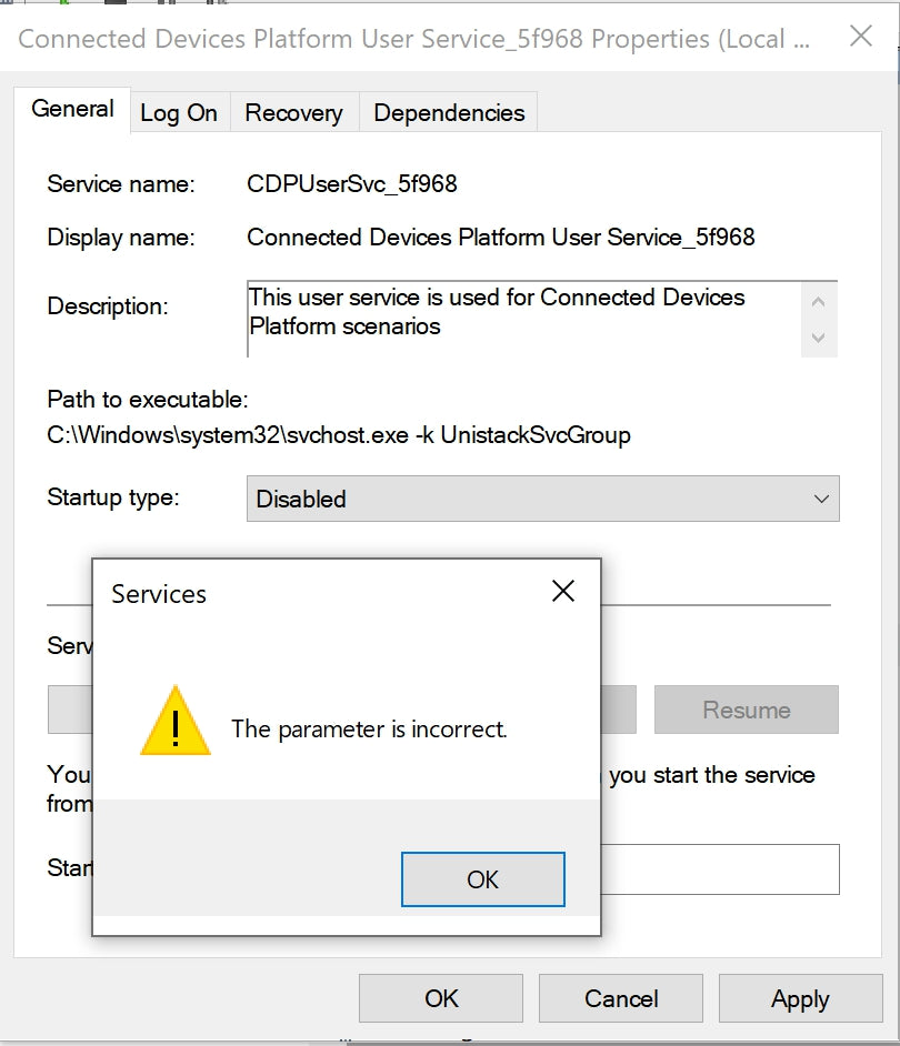 Connected Devices Platform Service High CPU