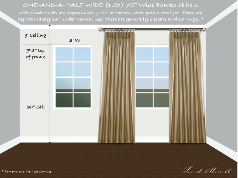 What Size Curtains For 8 Foot Wide Window