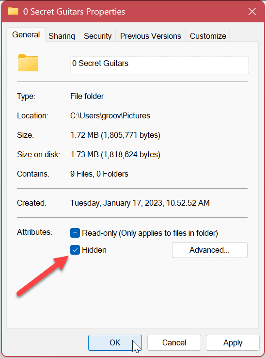 How To Hide Folders In Windows 11