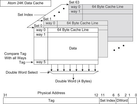 Intel CPU Cache Line Size