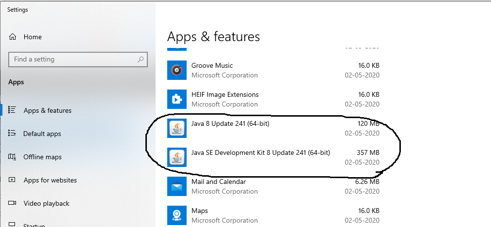 Openjdk Add/remove Program How To Remove Openjdk From Windows 10