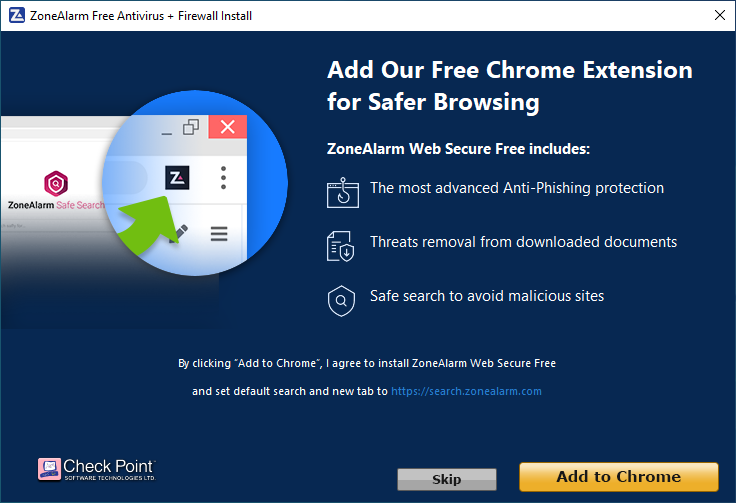 Zonealarm Free Antivirus + Firewall Windows 10