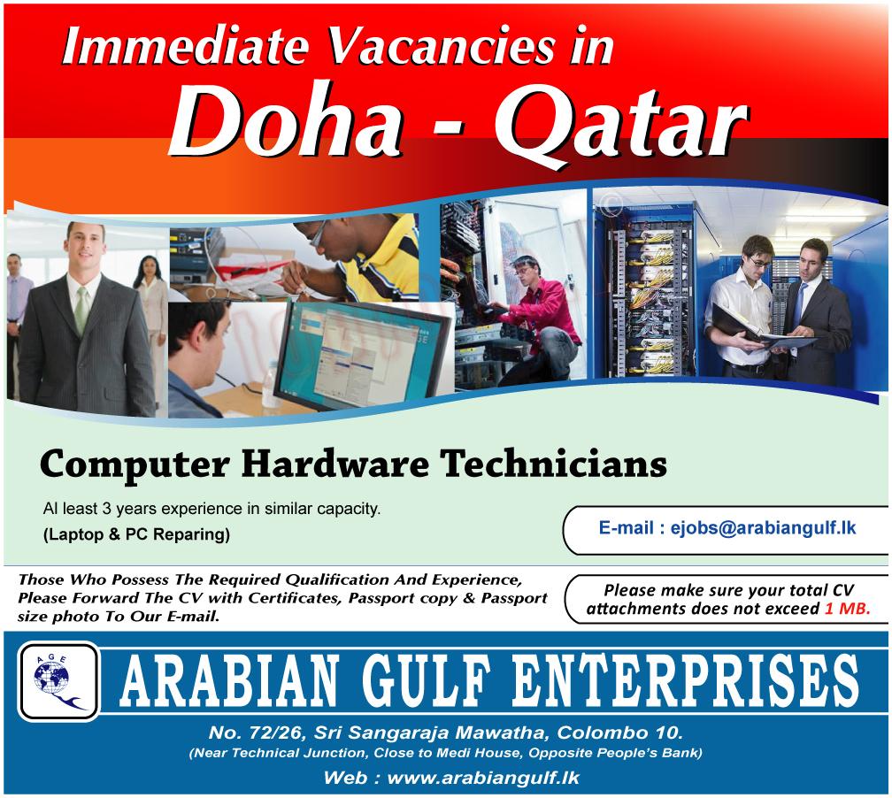 Computer Hardware Jobs In Qatar