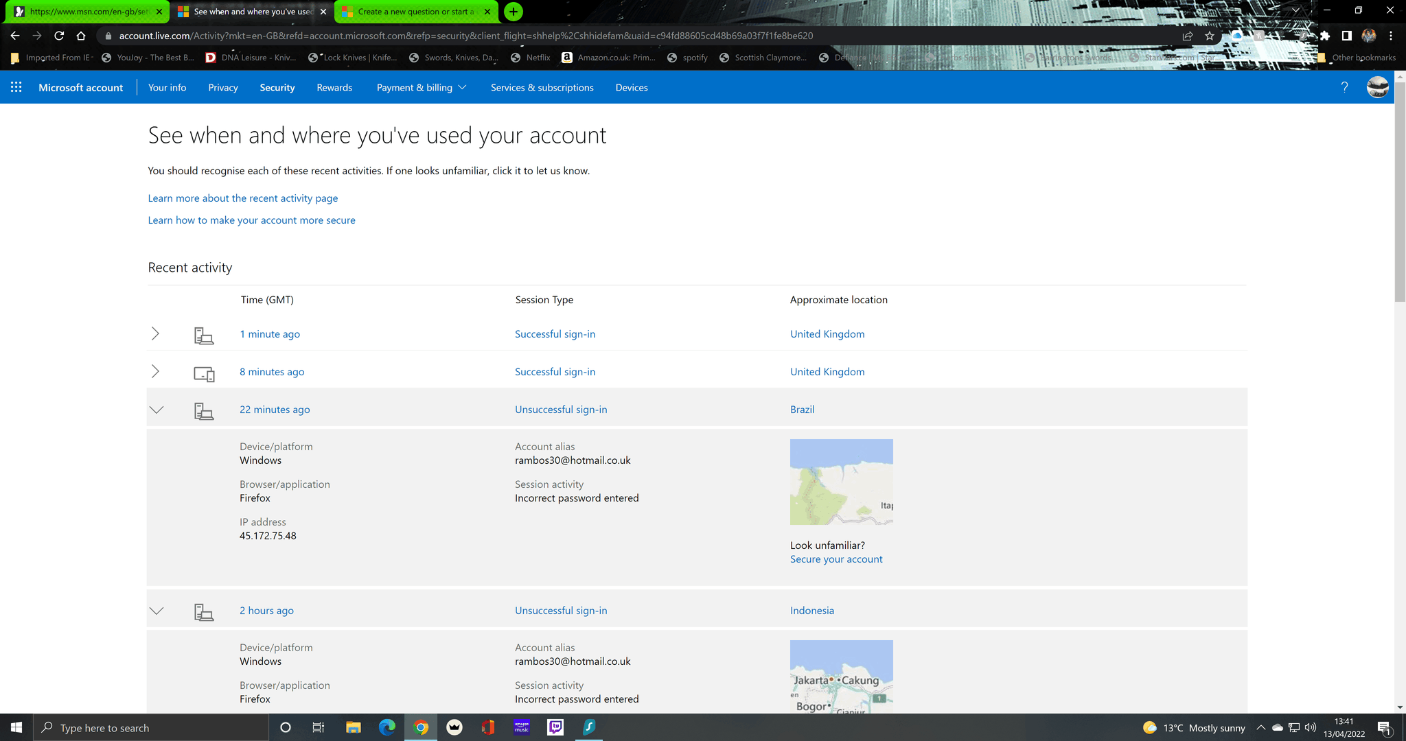 Someone Is Trying To Access My Microsoft Account
