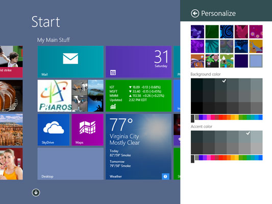 How To Change Color Of Windows 8